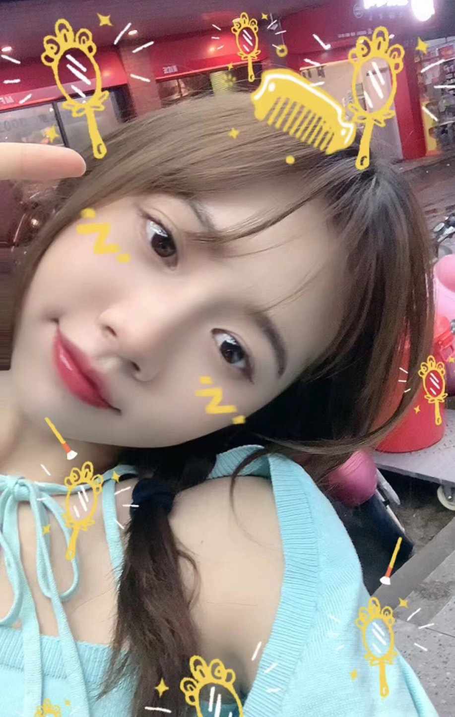 可清纯可性感，软妹子：@林木婷子