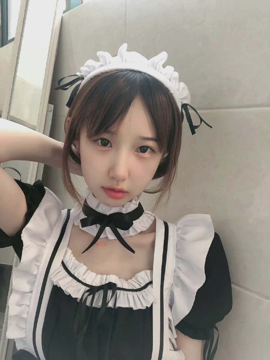 开学了，最后再穿一次女仆装