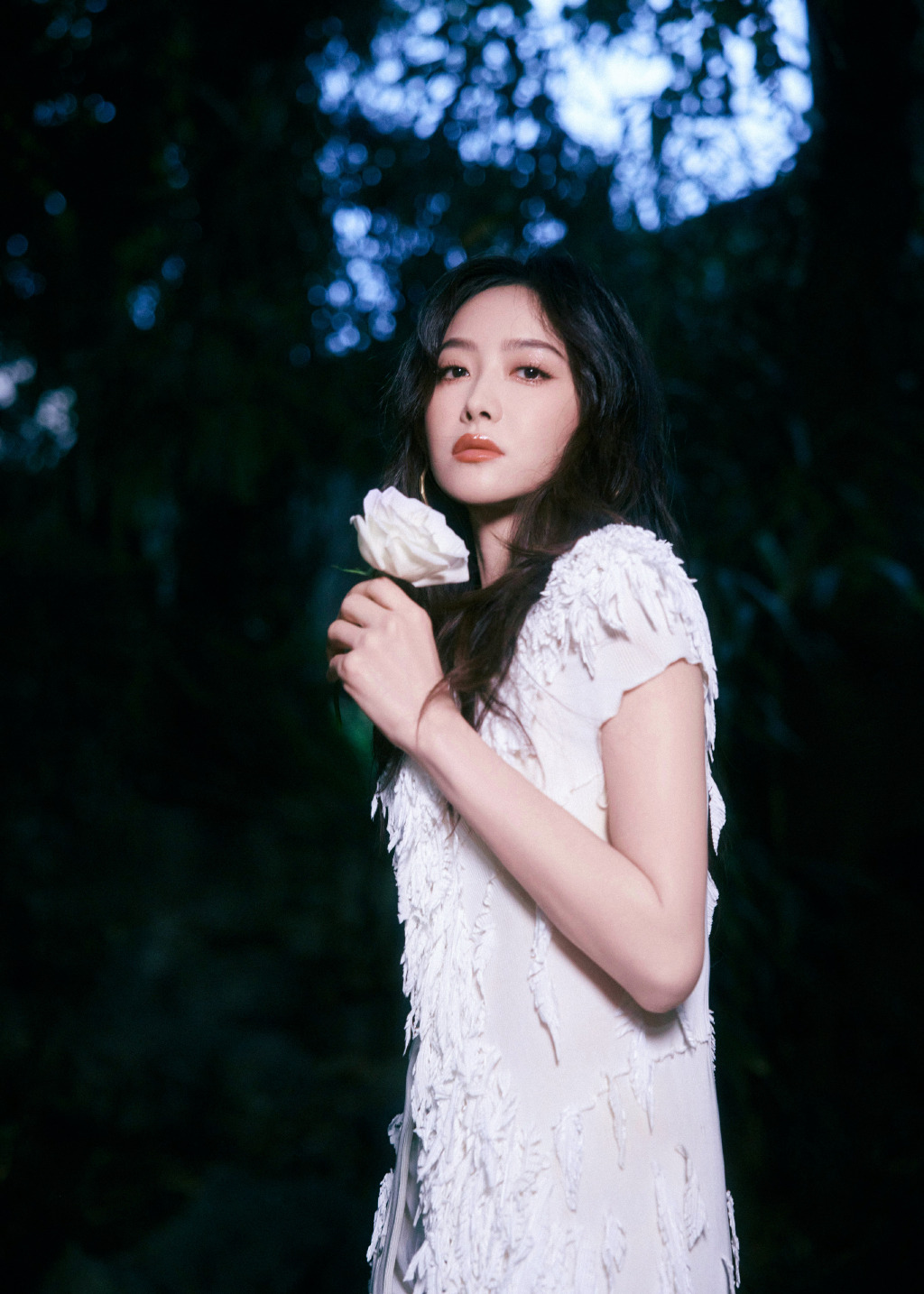 宋茜，好白啊
