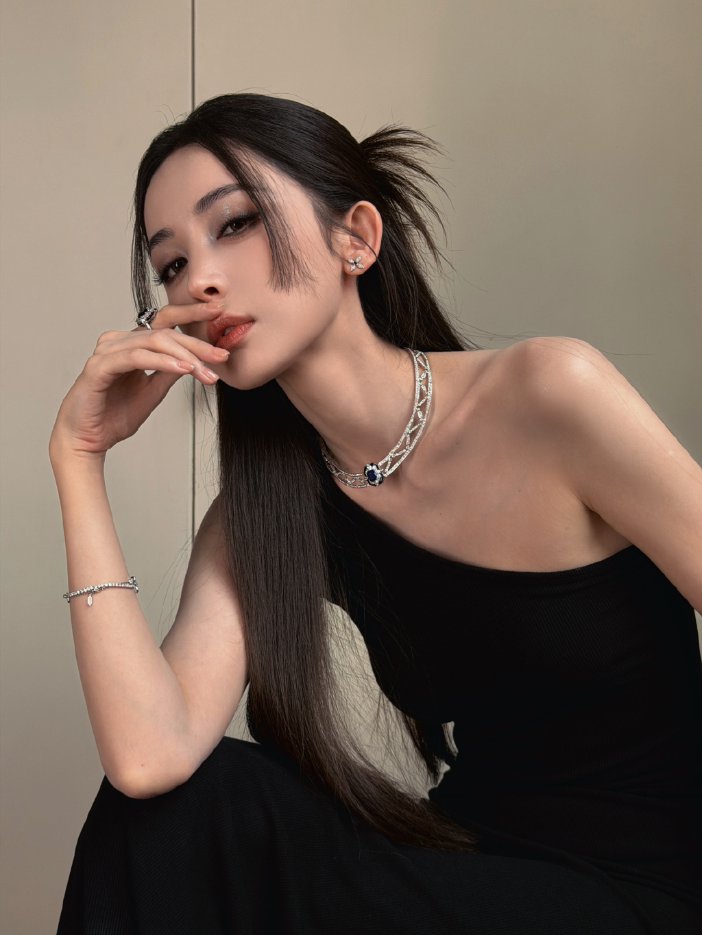 水灵灵的夏日蜜桃，娜扎