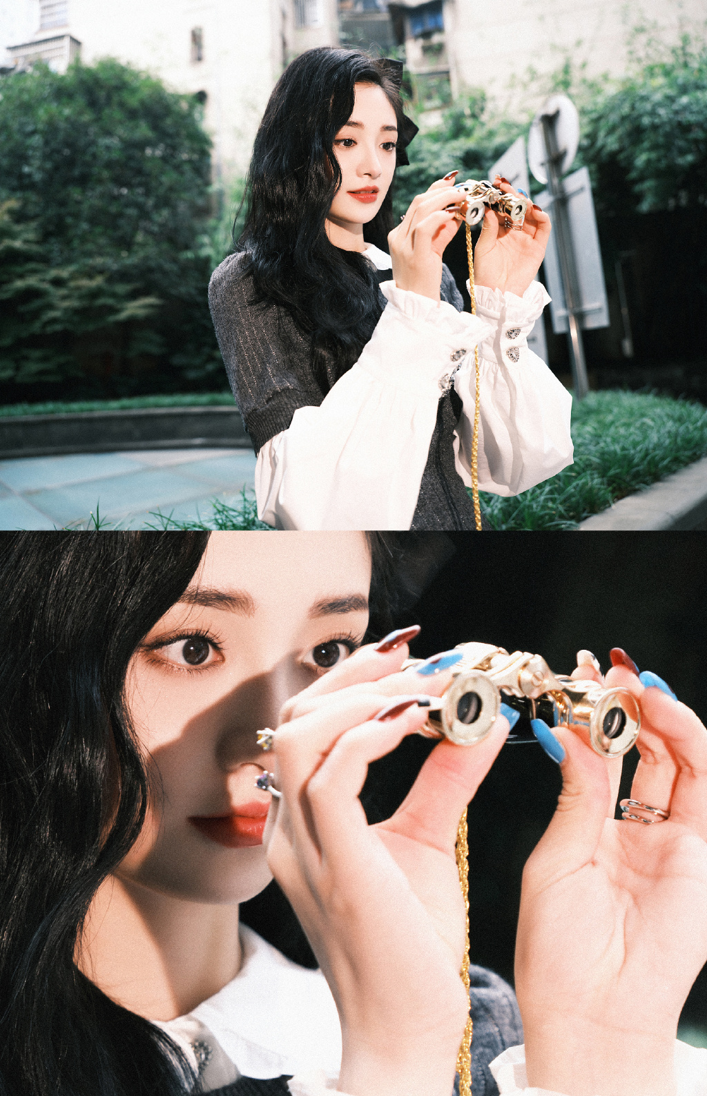 仙女周洁琼，出水芙蓉般的清新美貌甜美可人