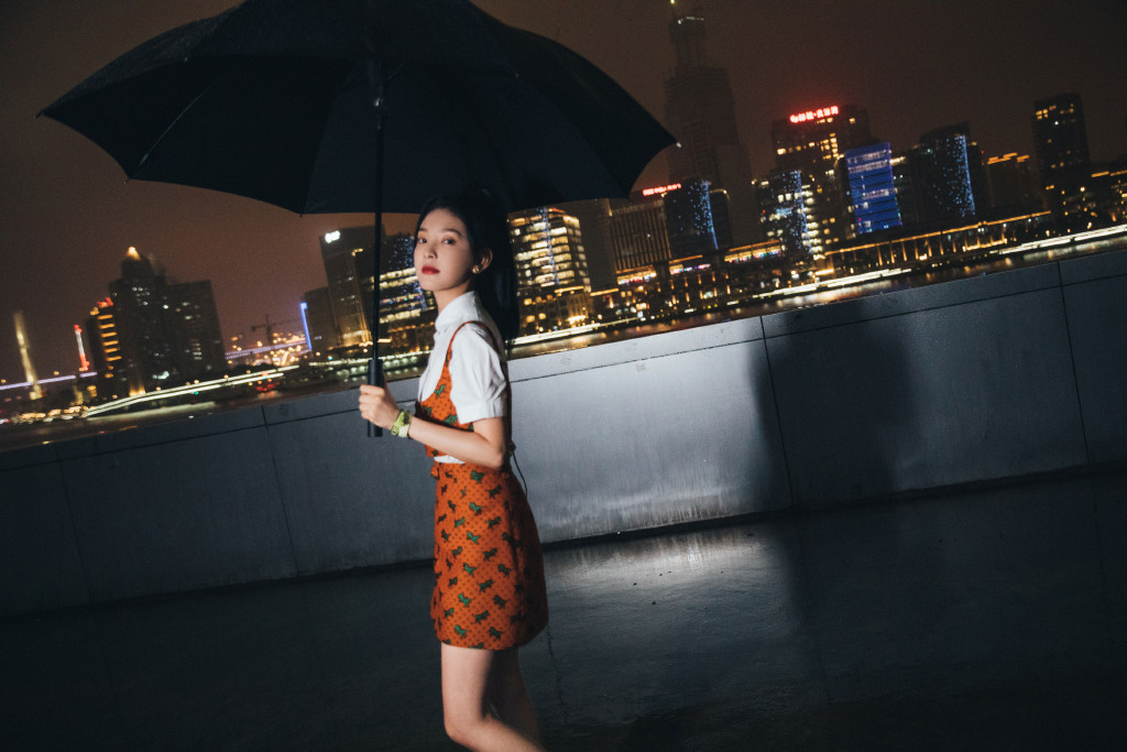 高马尾的元气少女，章若楠