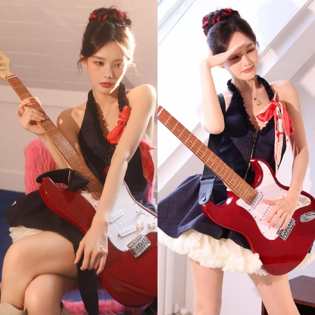 想听李一桐妹妹弹吉他