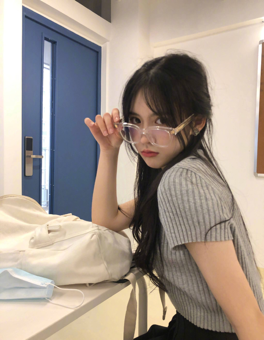 清纯小学妹，这是校花级别了