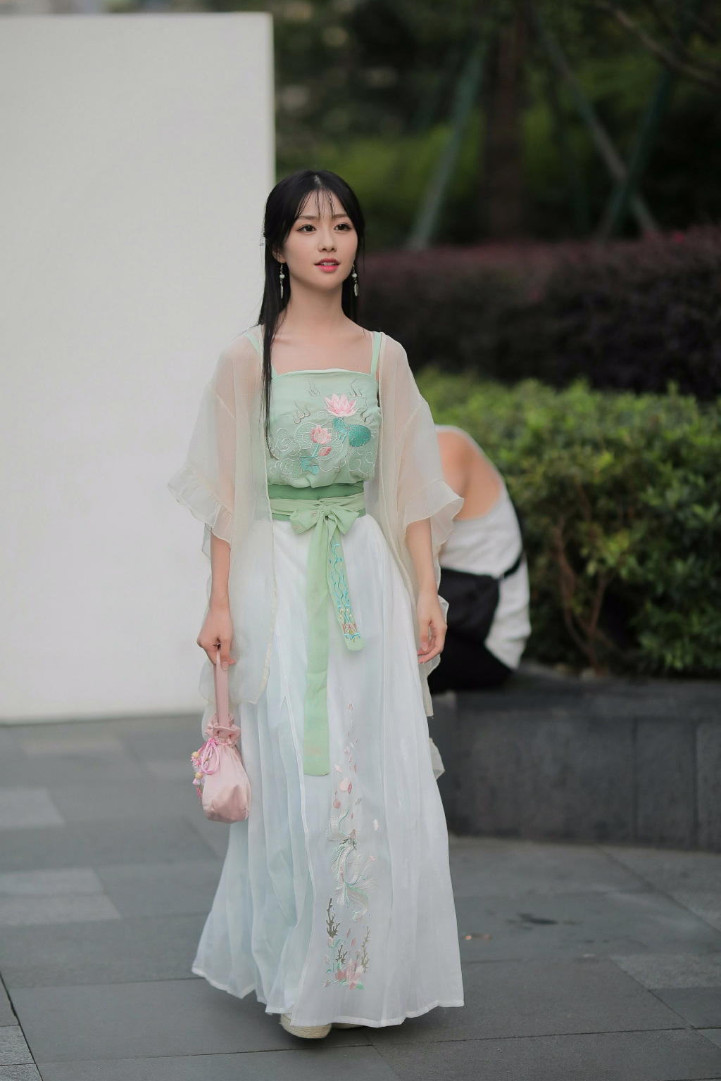 汉服小仙女 倾城之貌好像画中
