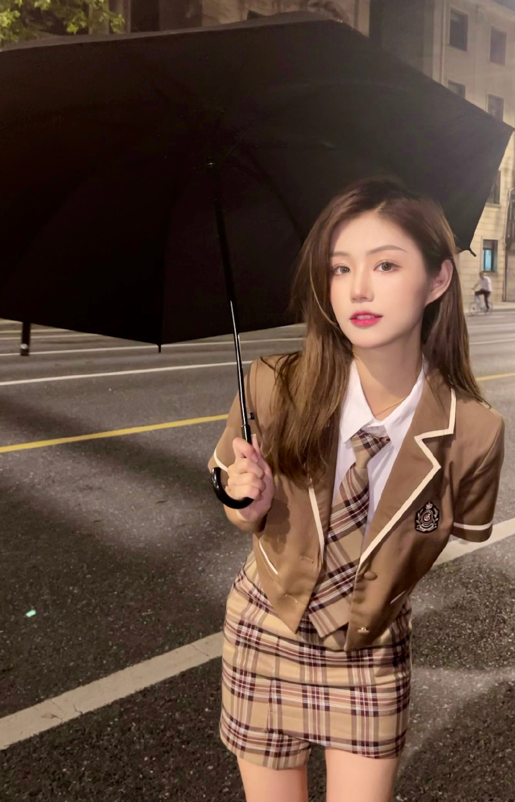 甜美学院风，清纯不失性感