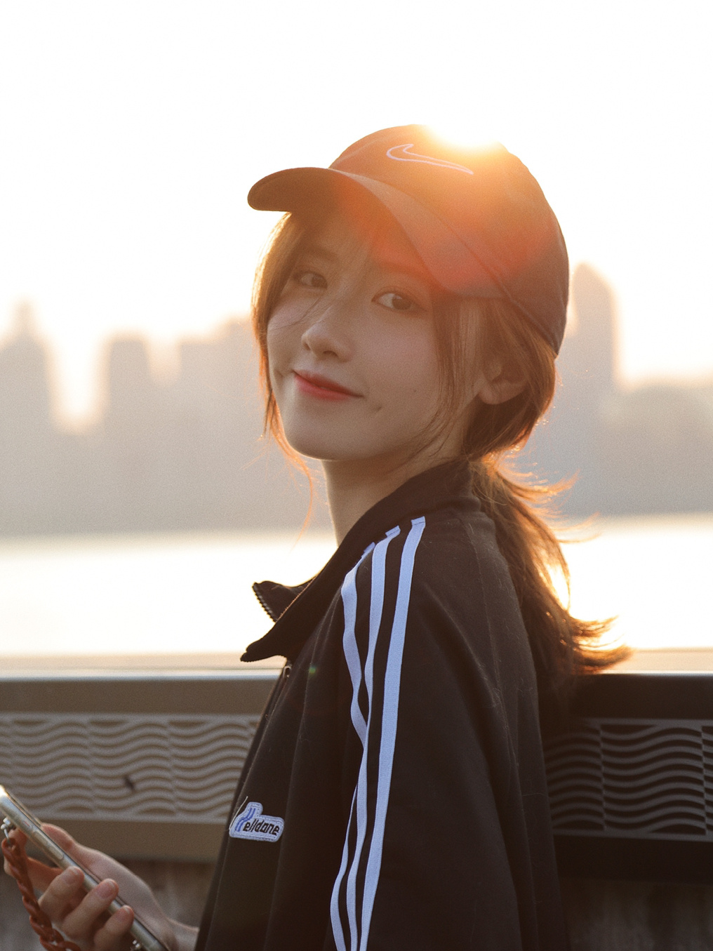 美丽的夕阳，美丽的人儿