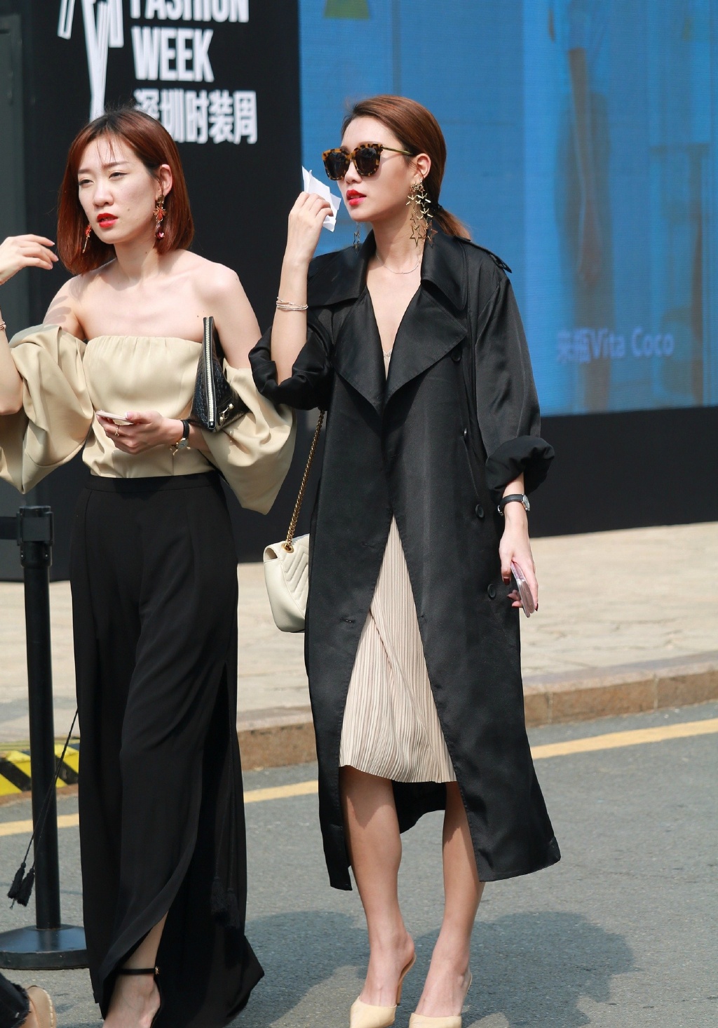 深圳时装周的美女